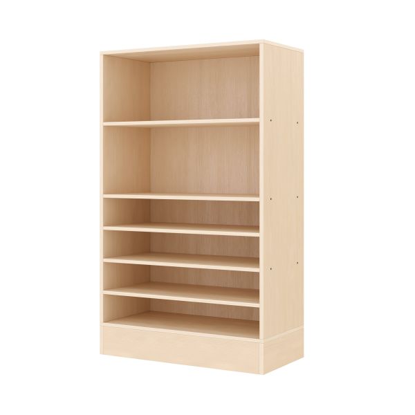 Armadio a Scaffali 120-80, 6 Scomparti (con base in legno)