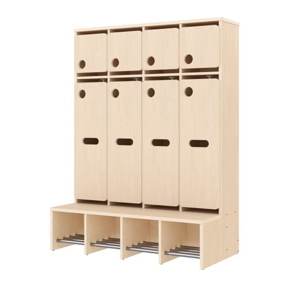 Guardaroba Completo, 4 Posti, Altezza della seduta: 26 cm