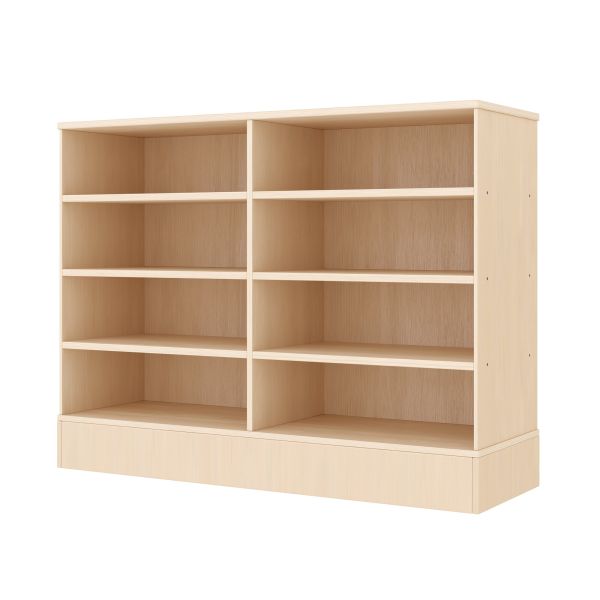 Armadio a Scaffali 79-120, 8 Scomparti (con base in legno)