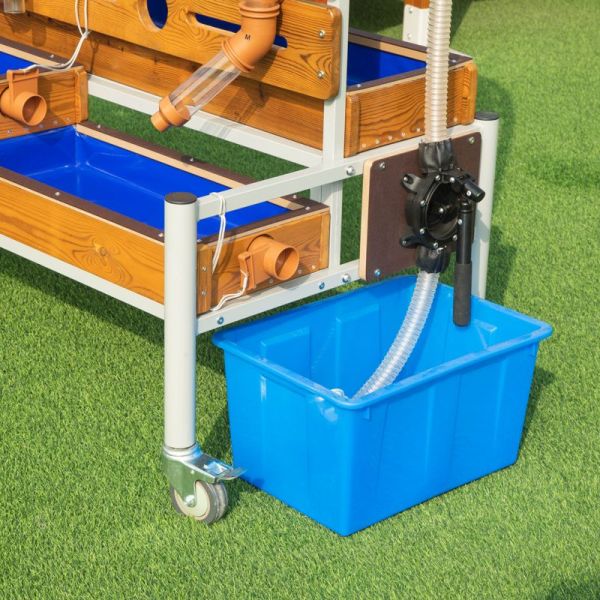 Struttura mobile per giochi d'acqua all'aperto