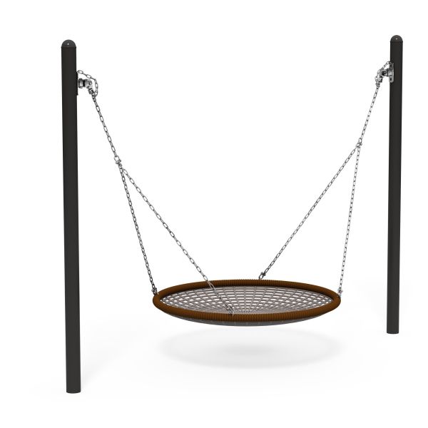 Nest Swing with Steel Posts (Midnight)