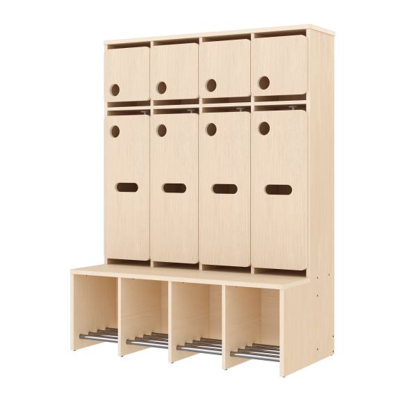 Guardaroba Completo, 4 Posti, Altezza della seduta: 35 cm
