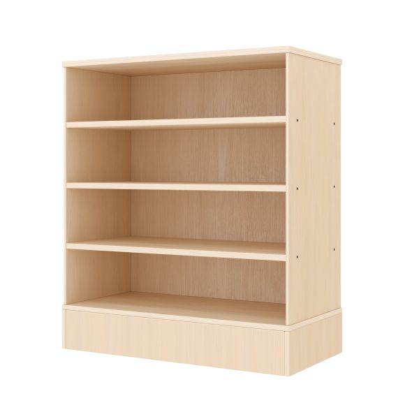 Armario de Estante 79-80, 4 Compartimentos (con zócalo de madera)