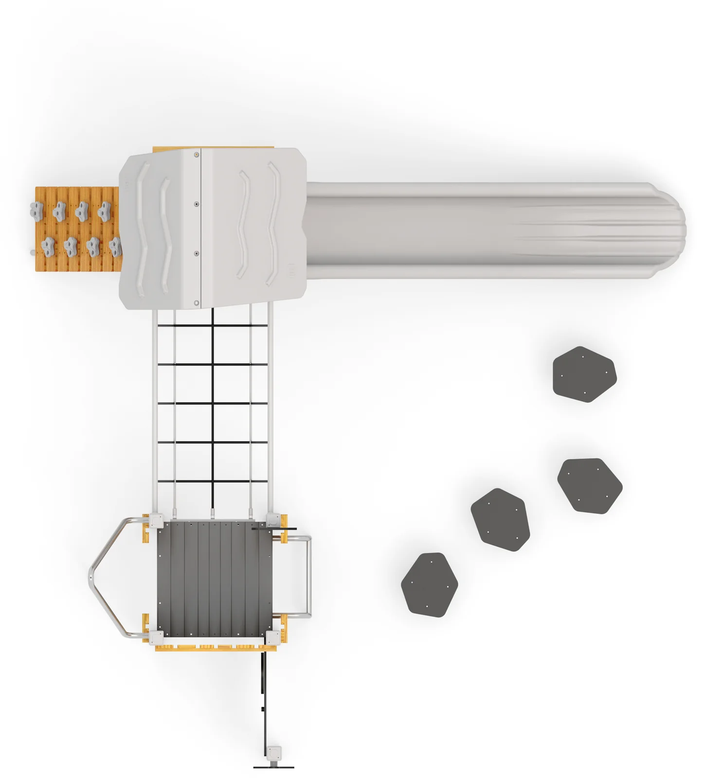 Spielanlage Ida – Draufsicht Render