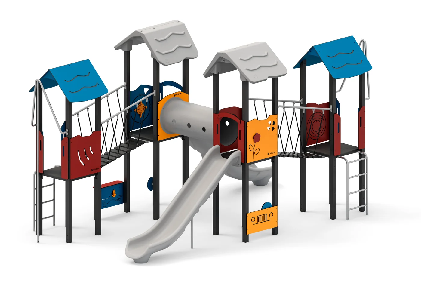Play Structure Kasper – Perspektivansicht 1