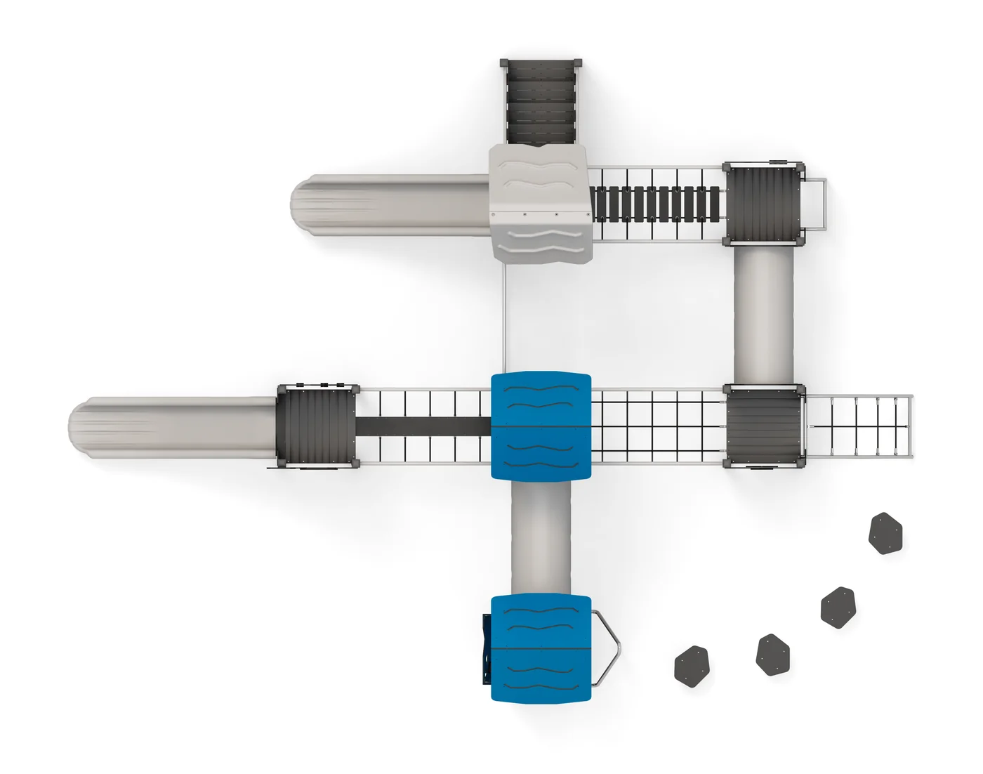 Play Structure Henrik – Draufsicht Render