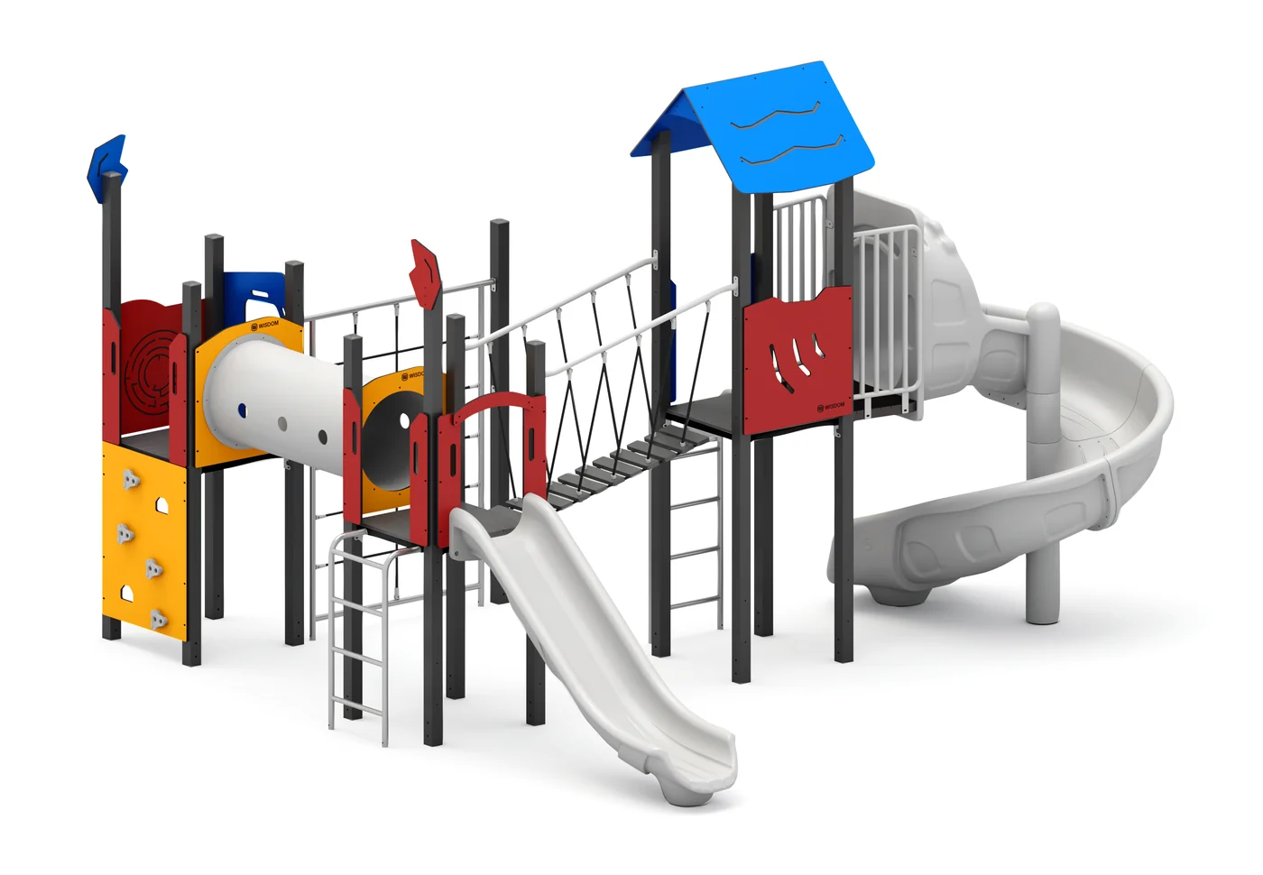 Play Structure Arvid – Perspektivansicht 1