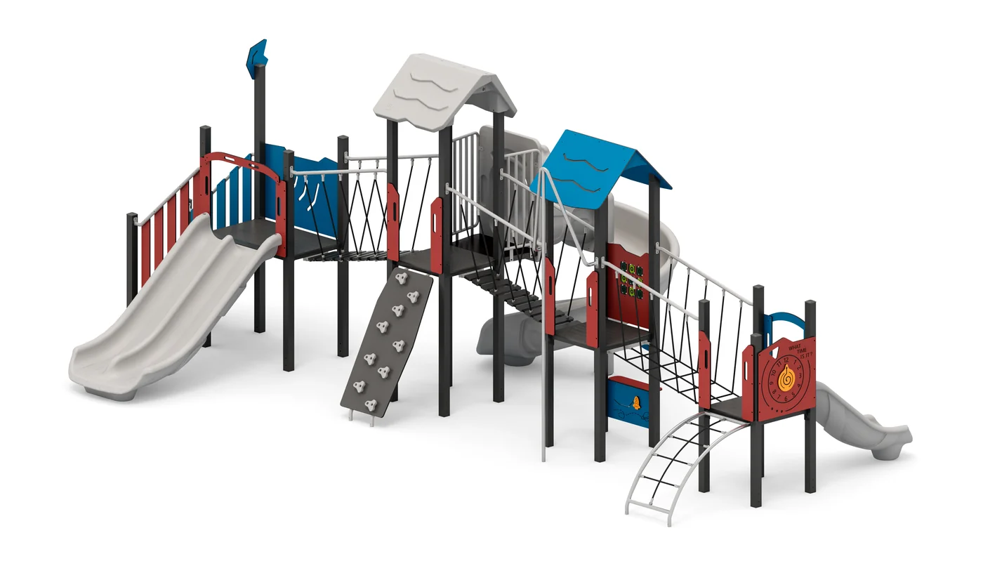 Play Structure Milo – Perspektivansicht 1