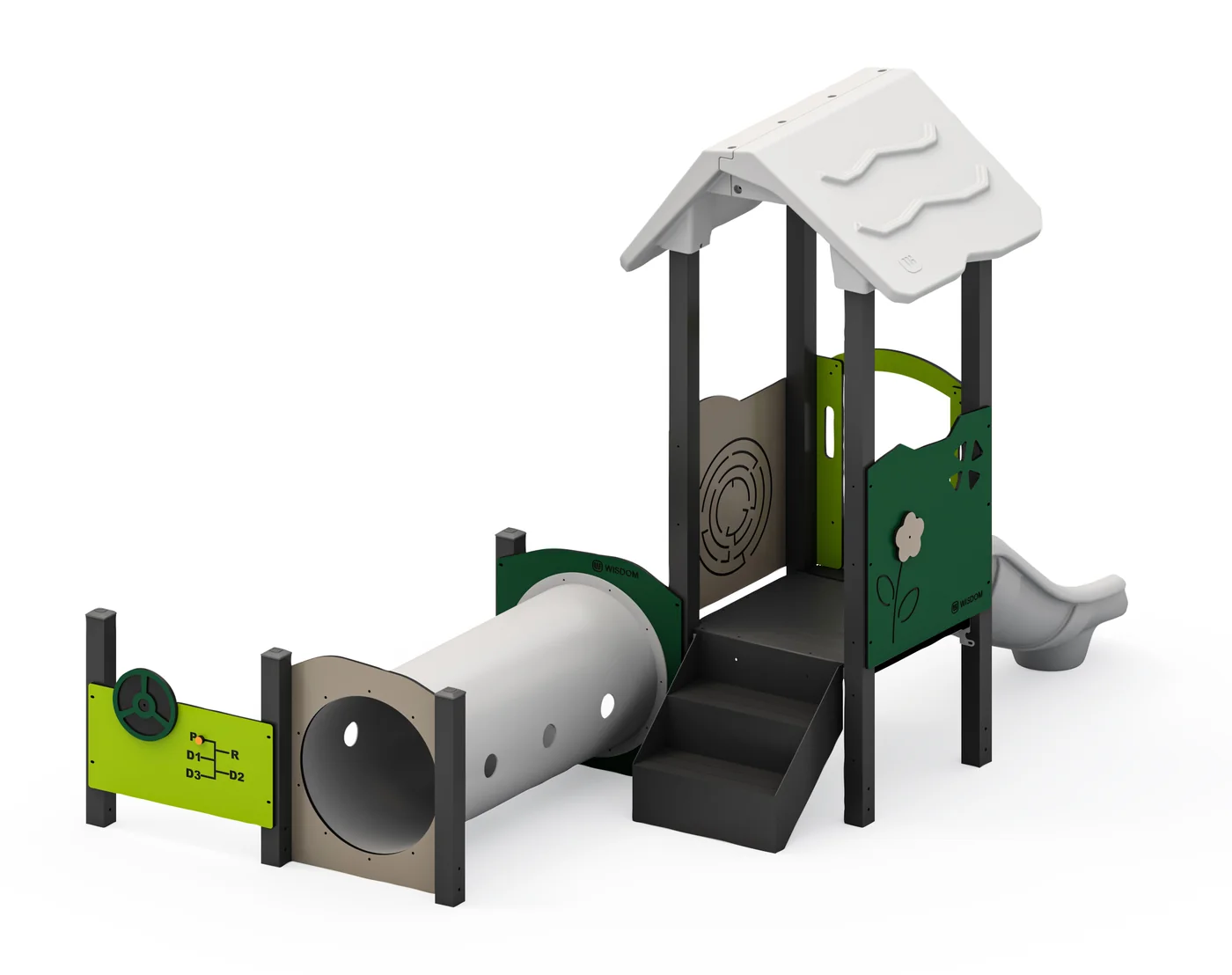 Play Structure Felix – Perspektivansicht 1