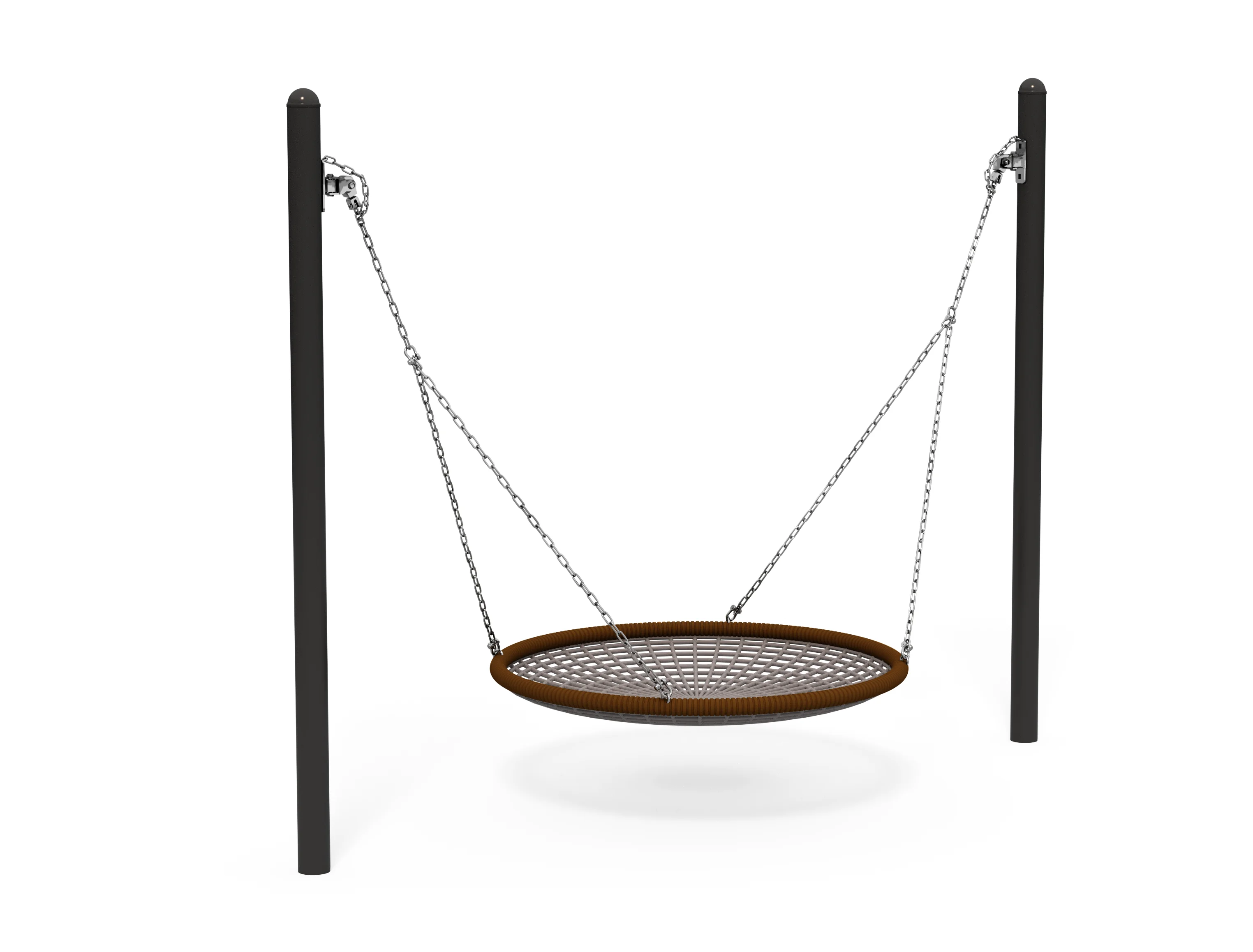 Nest Swing with Steel Posts (Midnight) – SS-021_Nestschaukel_mit_Stahlpfosten