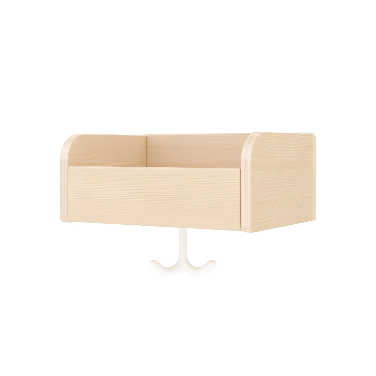 Appendiabiti con Mensola 30 cm, 1 Scomparto – KB1-DG25055-30-F_01