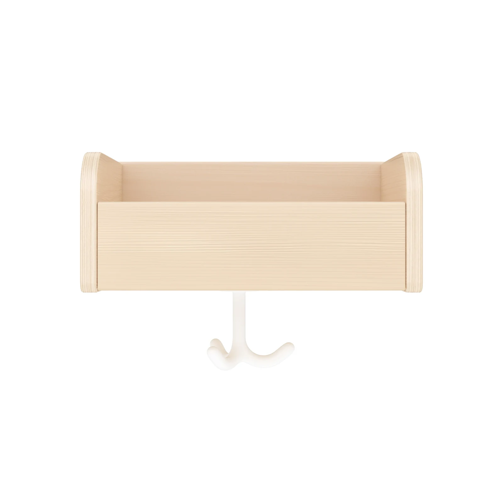 Appendiabiti con Mensola 30 cm, 1 Scomparto – KB1-DG25055-30-F_02