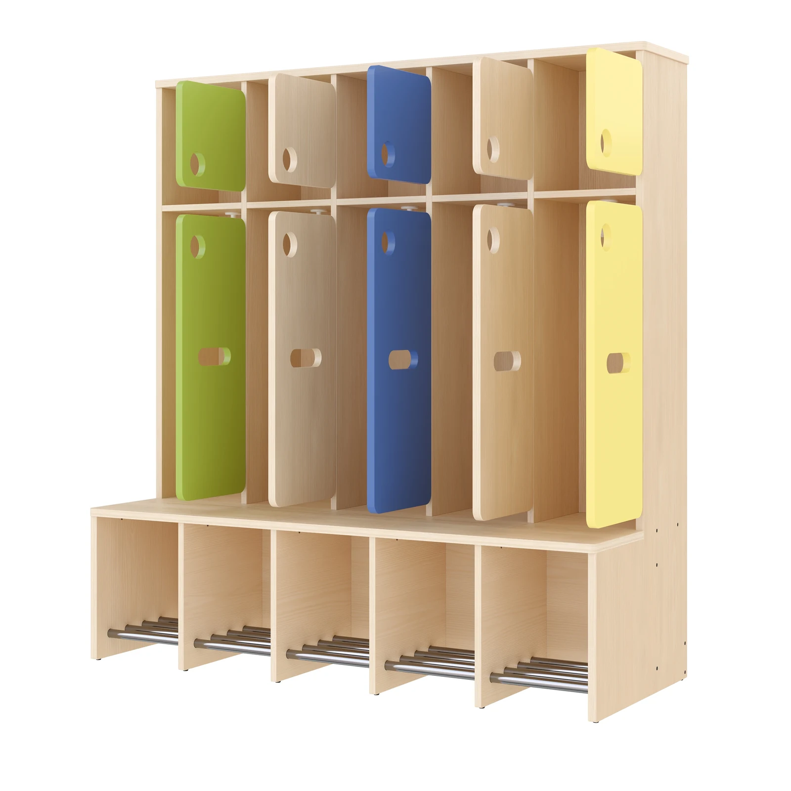 Vestiaire Complet, 5 Places, Hauteur d'assise: 35 cm – KB1-DG25177-35_04
