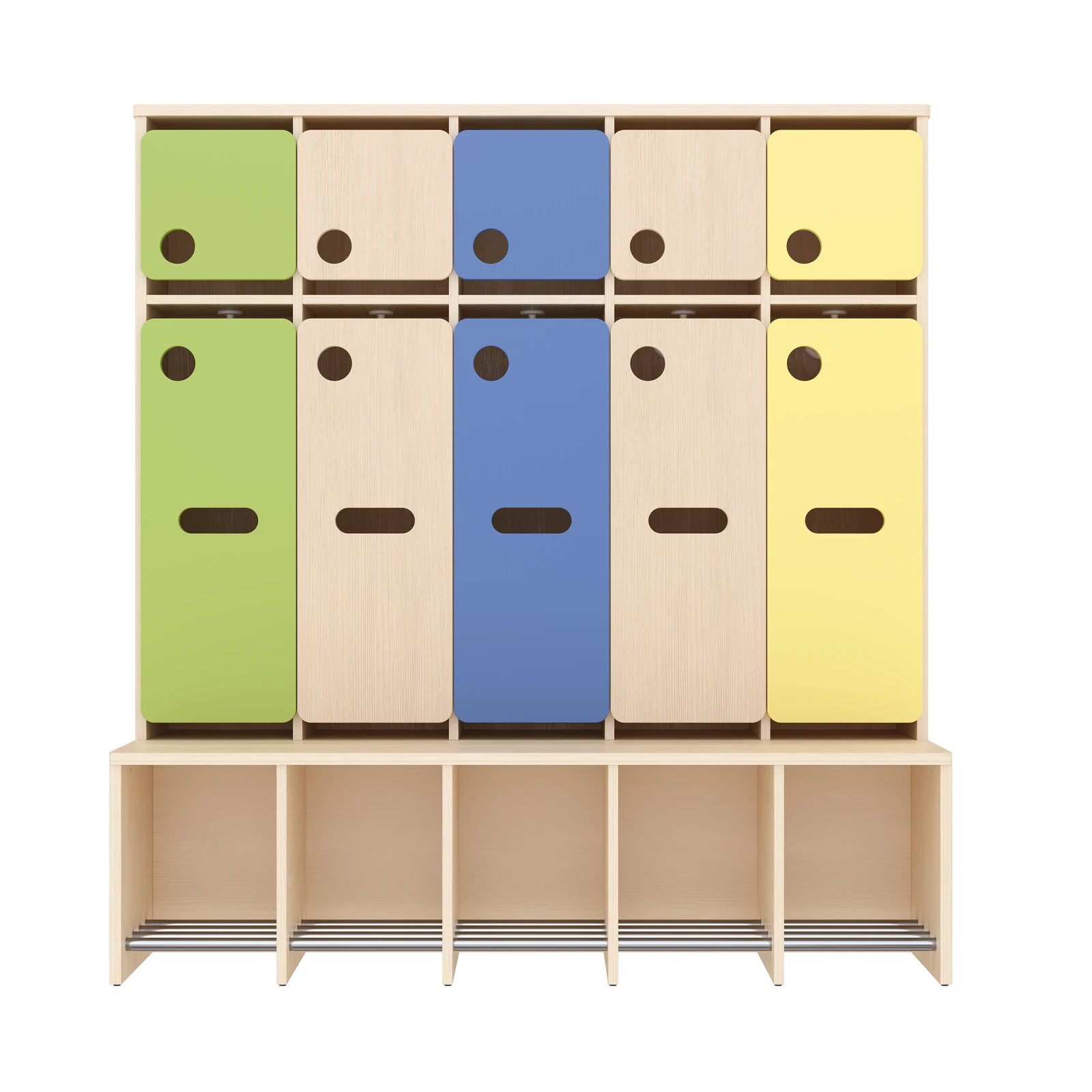 Vestiaire Complet, 5 Places, Hauteur d'assise: 35 cm – KB1-DG25177-35_06