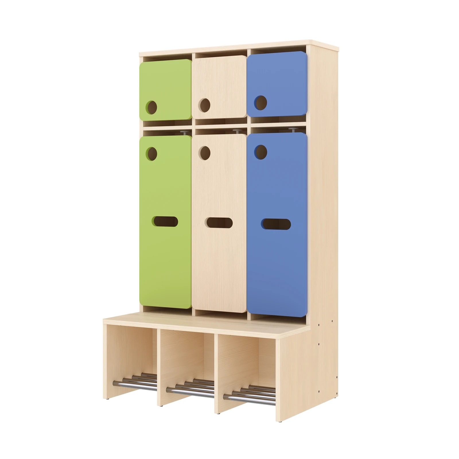 Guardarropas Completo, 3 Plazas, Altura del asiento: 31 cm – KB1-DG25175-31_02