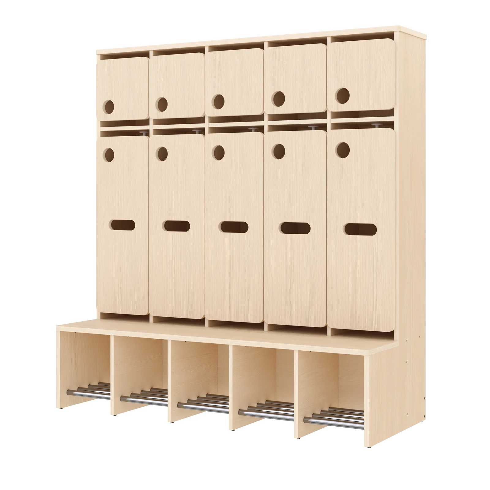 Guardarropas Completo, 5 Plazas, Altura del asiento: 31 cm – KB1-DG25177-31_01