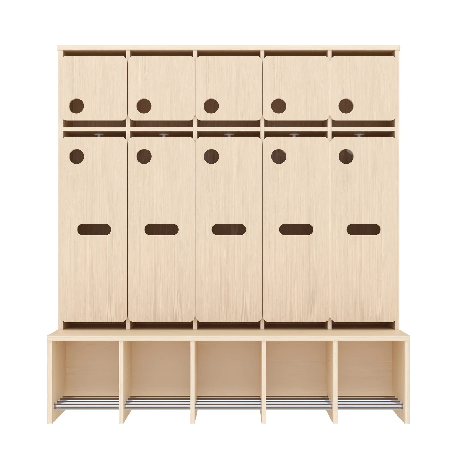 Guardarropas Completo, 5 Plazas, Altura del asiento: 31 cm – KB1-DG25177-31_05