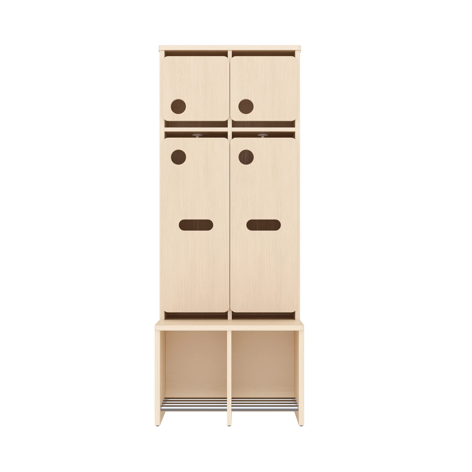 Vestiaire Complet, 2 Places, Hauteur d'assise: 35 cm – KB1-DG25174-35_05