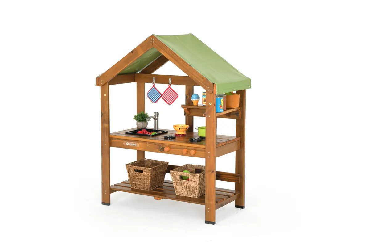 Cocina al aire libre para jugar con tejado – HW1-S731-V01-A_01