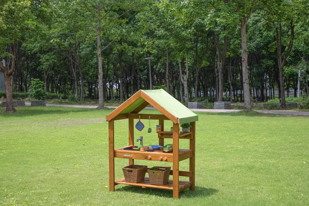 Cocina al aire libre para jugar con tejado – HW1-S731-V01-A_02