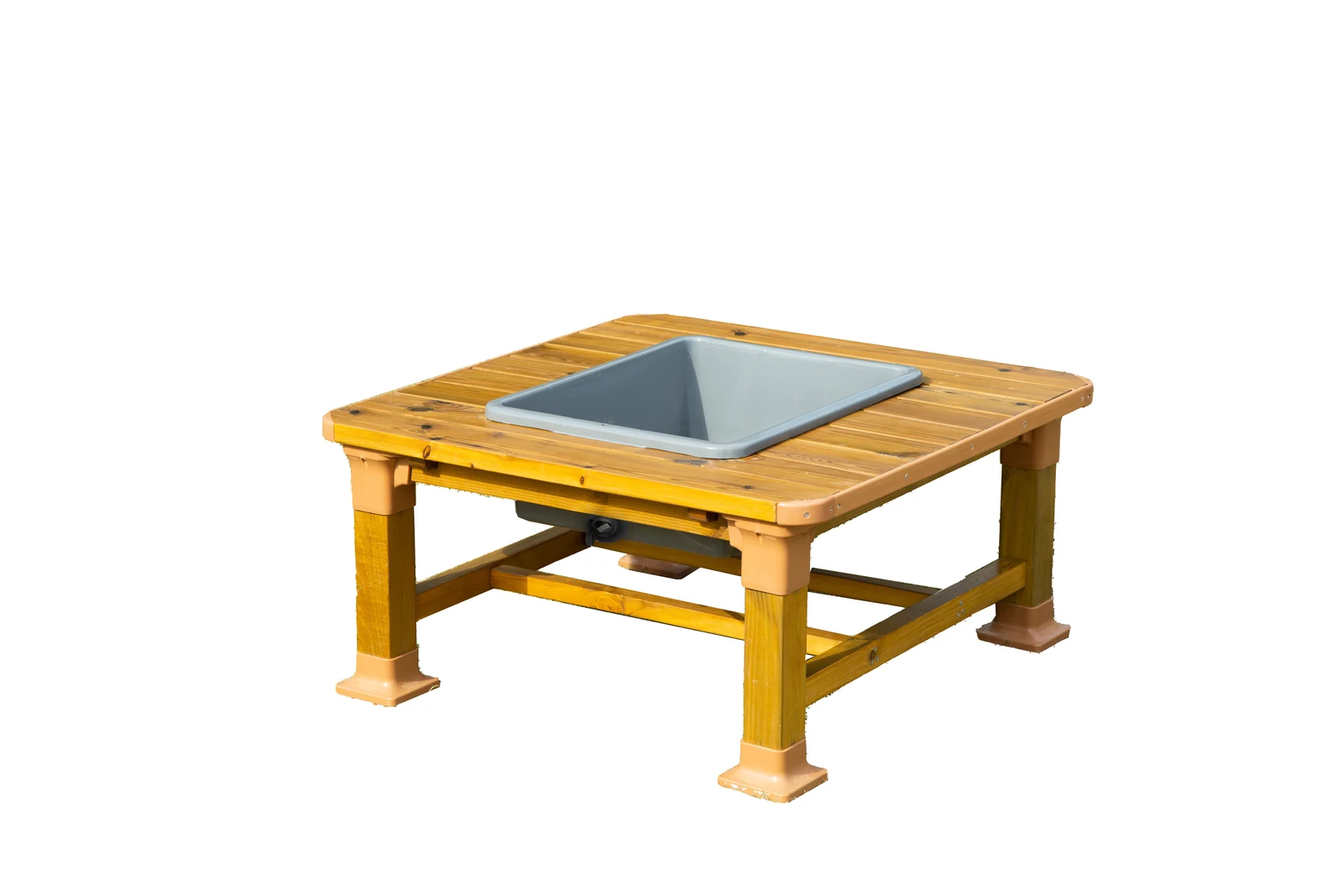 Mesa al aire libre para juegos de arena y agua, cuadrada – HW1-S035-3-V01-A_01