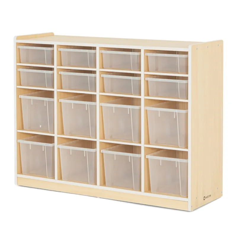 Armadio a Scaffali con 16 Scomparti, Contenitori Inclusi – KB1-AZ12141-F_02