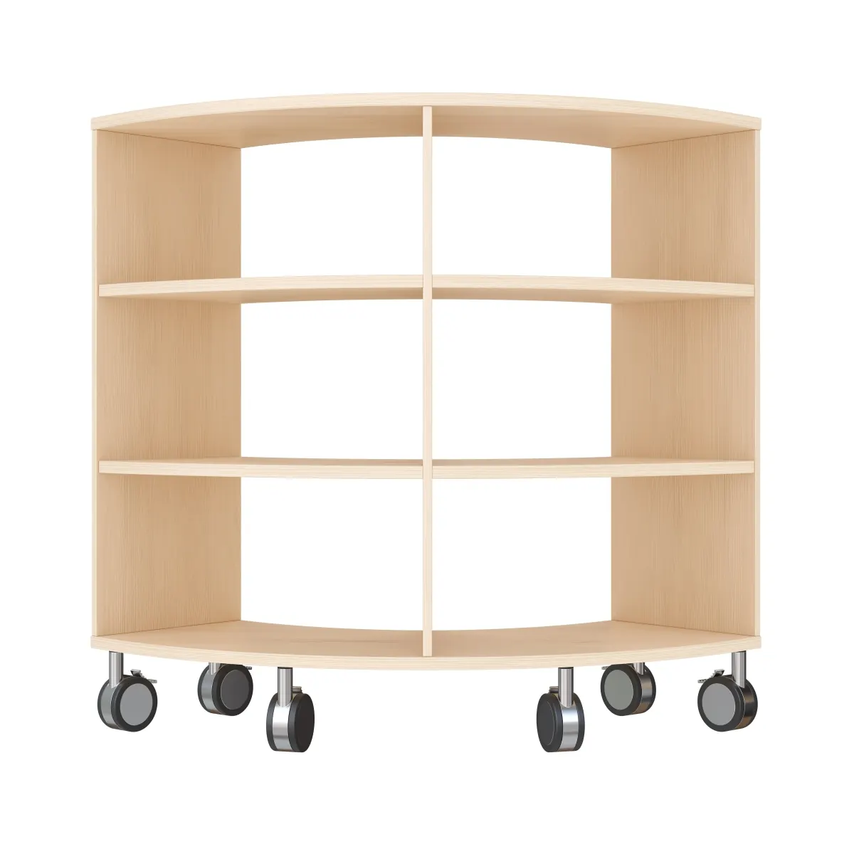 Scaffale a Quarto di Cerchio 79-100 (con rotelle bloccabili) – KB1-DG25021-30-R_02