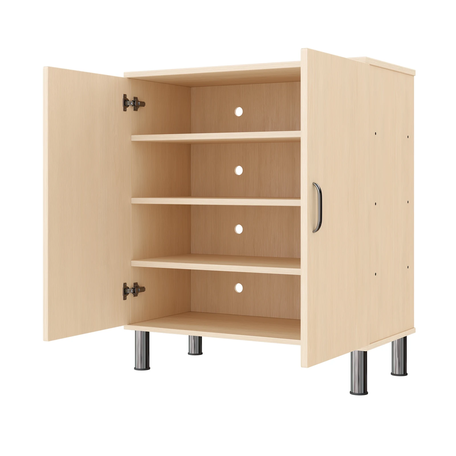 Armario de Estante 79-80, 2 Puertas (con patas de zócalo de altura ajustable) – KB1-DG25216-30-MF_04