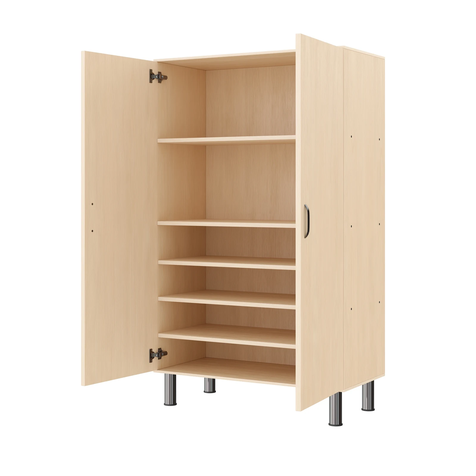 Armario de Estante 120-80, 2 Puertas (con patas de zócalo de altura ajustable) – KB1-DG25228-30-MF_04