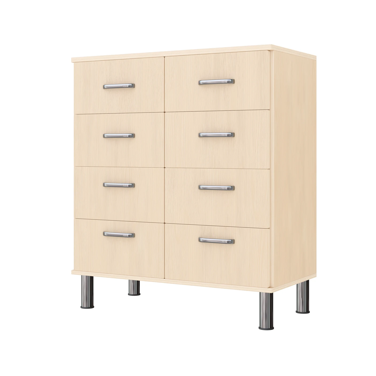 Armadio a Scaffali 79-80, 8 Cassetti (con piedi regolabili in altezza) – KB1-DG25217-30-MF_01