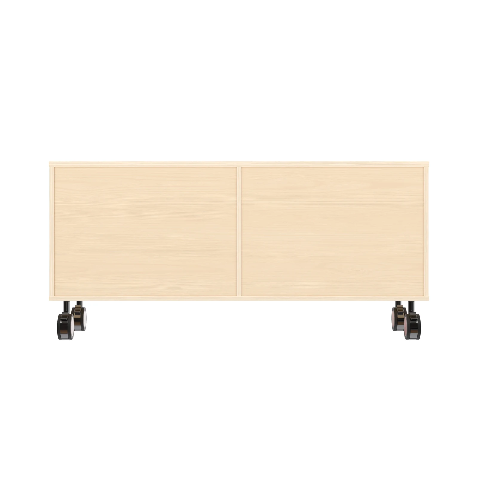 Armario de Estante Doble 44-120 con 4 Cajas de Material (con rodillos de freno de bloqueo) – KB1-DG25203-30-R_04