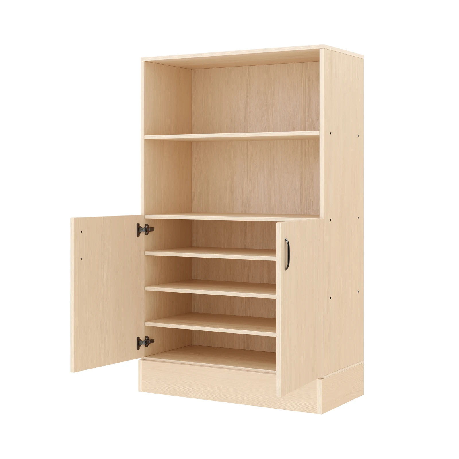 Armadio a Scaffali 120-80, 2 Ante, 2 Scomparti (con base in legno) – KB1-DG25227-30-S_04