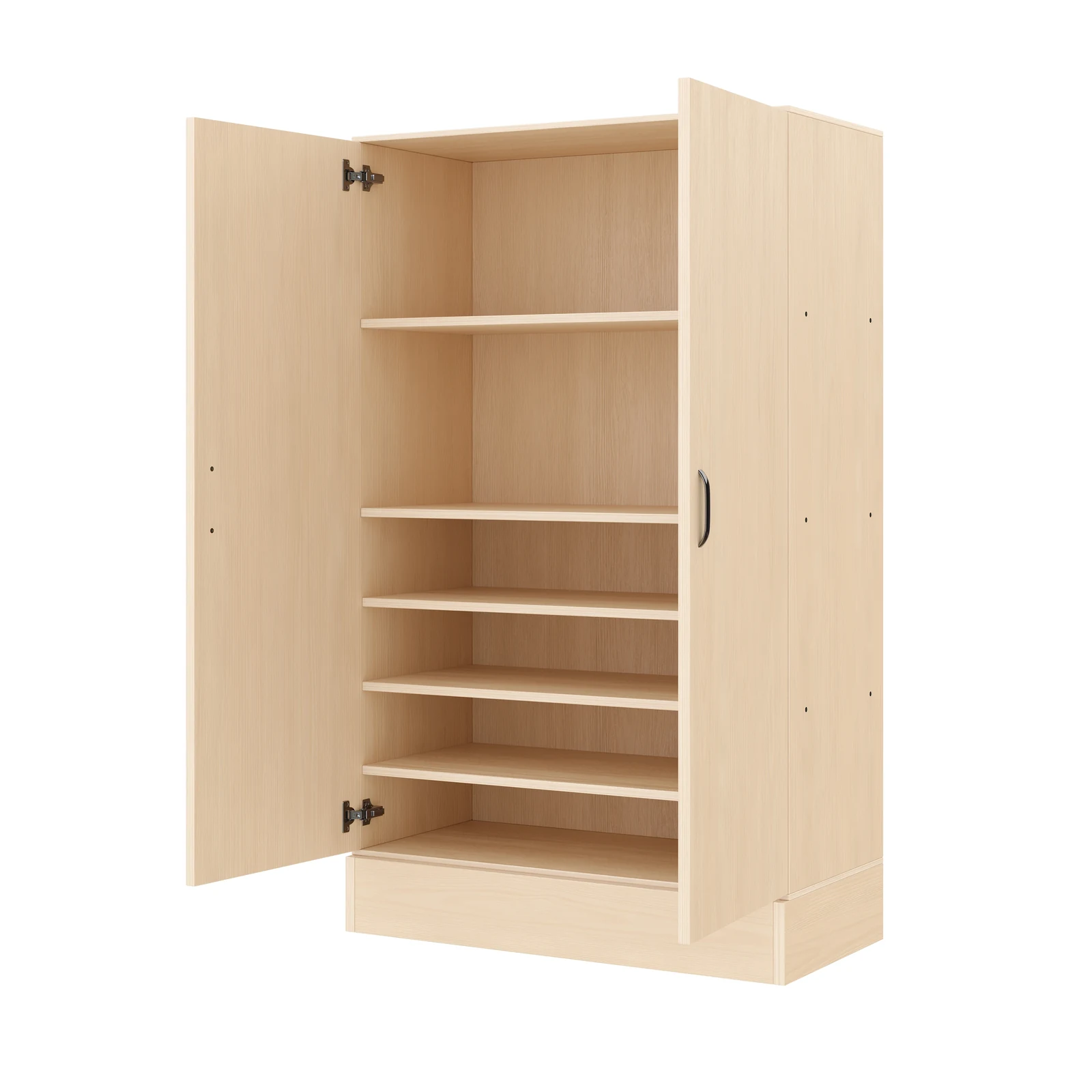 Armadio a Scaffali 120-80, 2 Ante (con base in legno) – KB1-DG25228-30-S_04