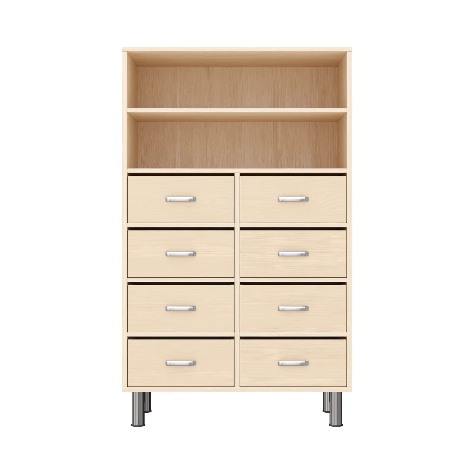 Armadio a Scaffali 120-80, 8 Cassetti (con piedi regolabili in altezza) – KB1-DG25230-30-MF_03