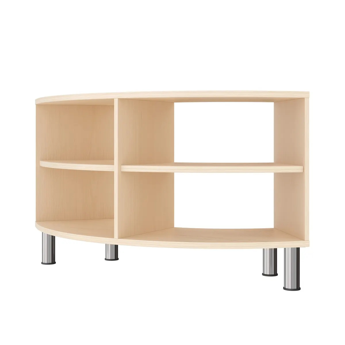 Estante de Cuarto de Círculo 44-100 (con patas de zócalo de altura ajustable) – KB1-DG25006-30-MF_01