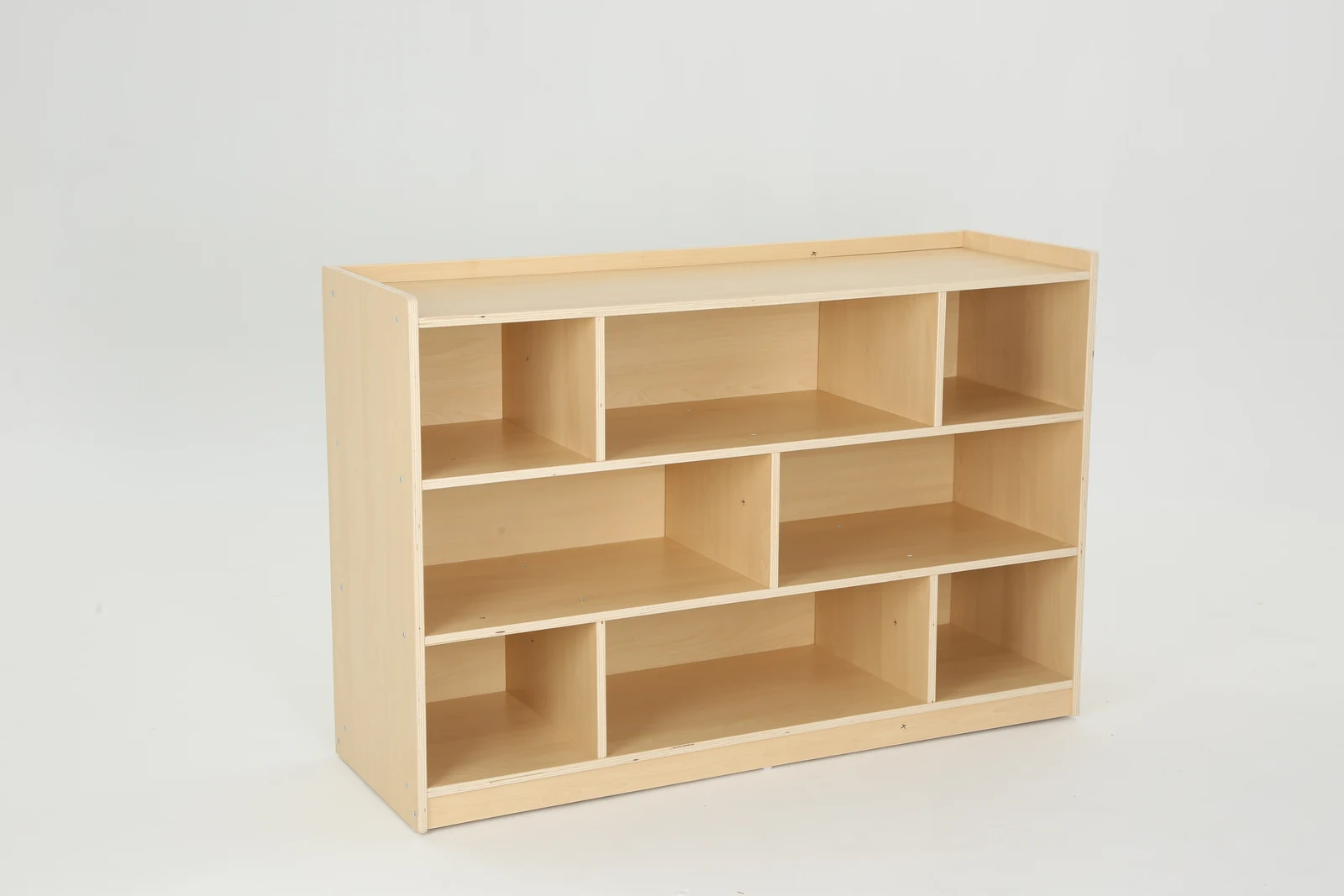 Armadio a Scaffali con Pannello Posteriore, 8 Scomparti, 3 Ripiani – KB1-AZ12074-V03-F_01
