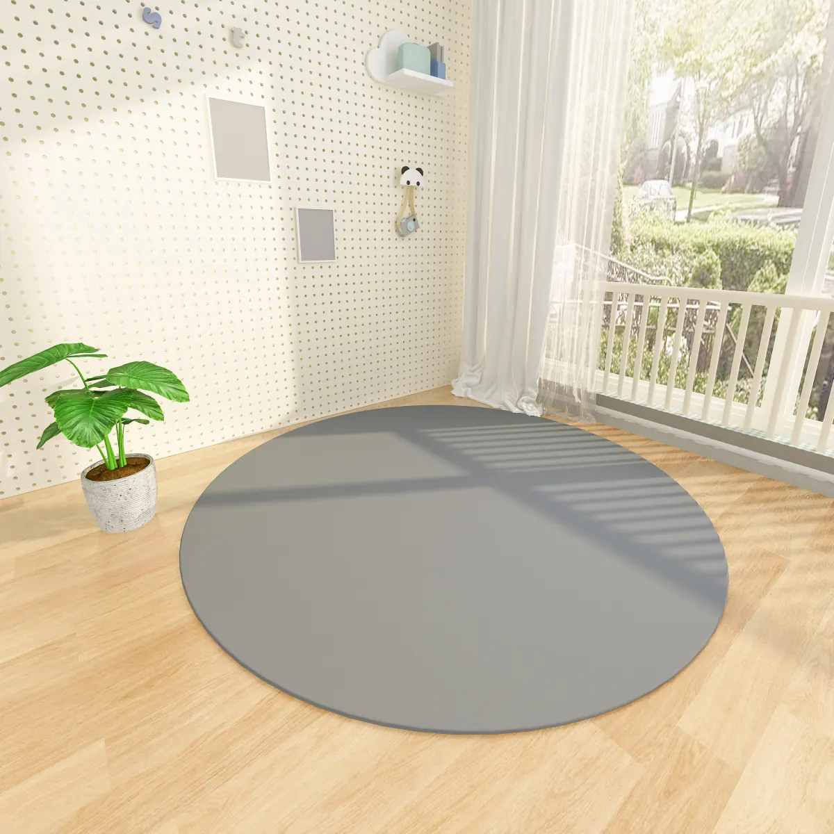 Alfombra Redonda – Gris – 200 cm – KB3-DT330B-95-V01_02