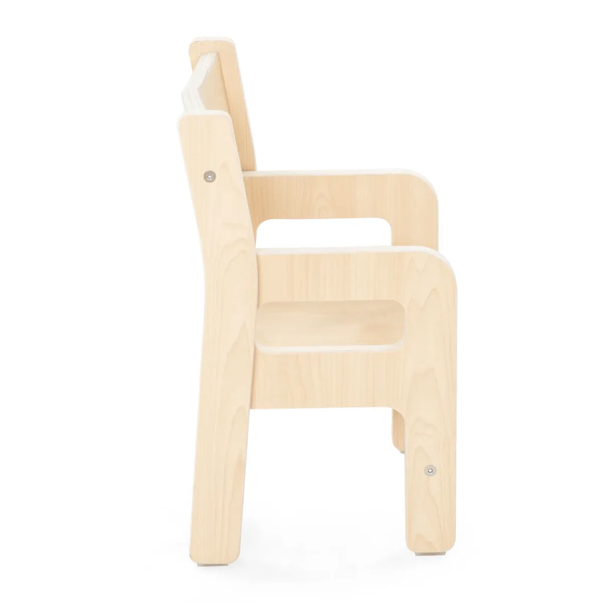 Silla Ole, altura del asiento 21 cm, con reposabrazos sin postes – KB5-AZ21-30_03
