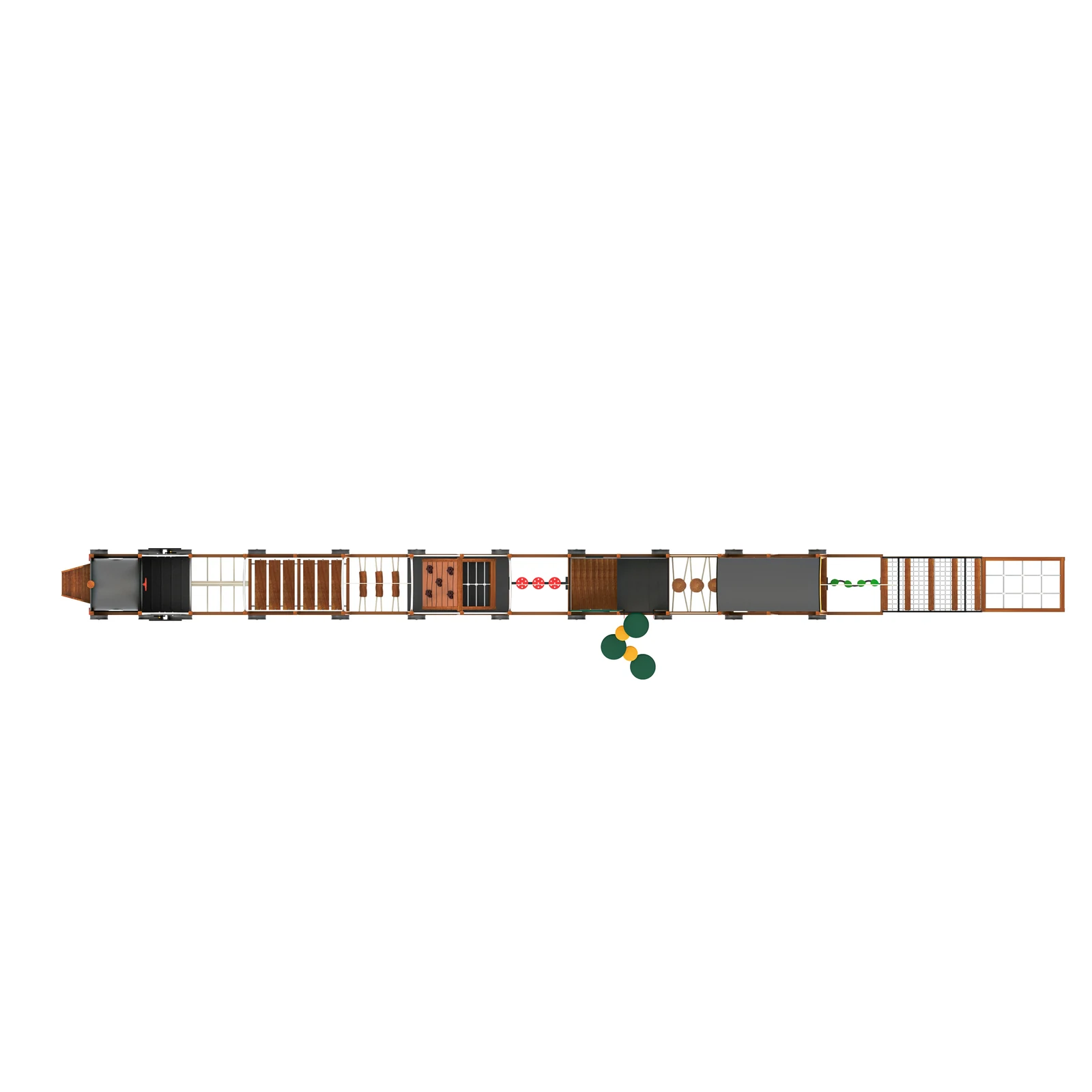 Ferrocarril, 12 piezas – sin túnel de gateo – HW1-S352-V01-A_02