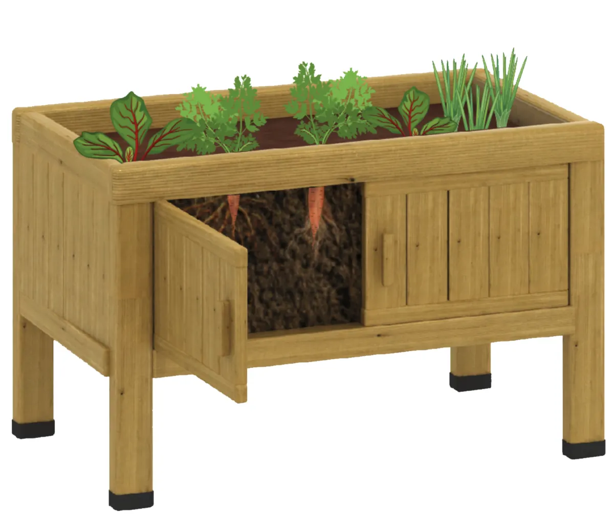 Jardinière d’extérieur avec porte d’observation des – HW1-S1A144-V01-A_01