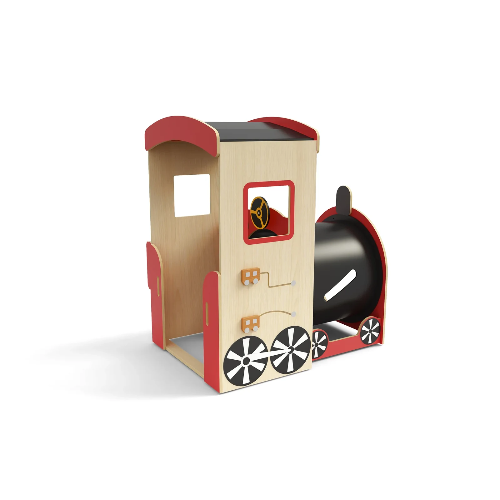 Spiel- und Bücherlok – Schwarz & Rot – KB1-DG044-3005-F_01_Rendering