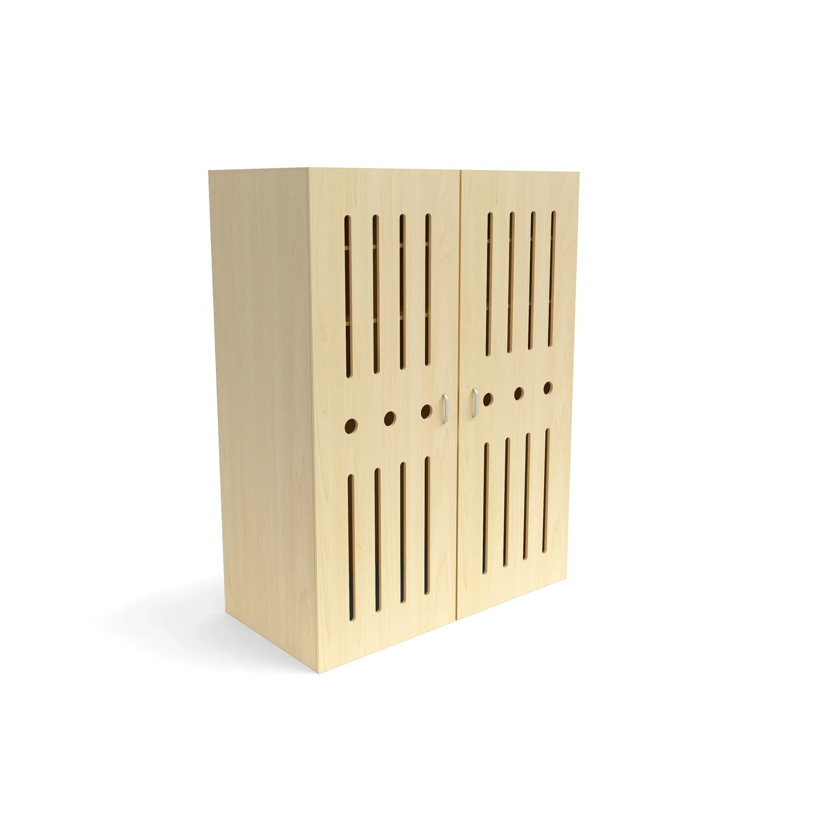 Aufbewahrungsschrank für Stapelbetten, 12 Fächer – Höhe 190 cm – KB1-DG054-F_01_Rendering