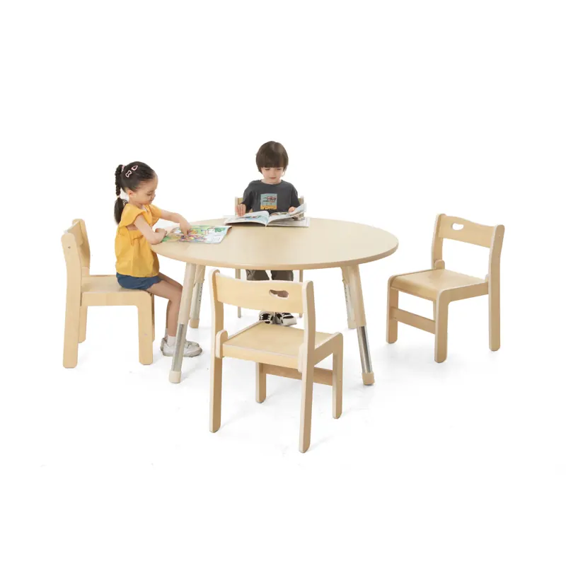 Tavolo Owlaf, rotondo – KB4-T016TL-N-V01-SET_03_Kinder